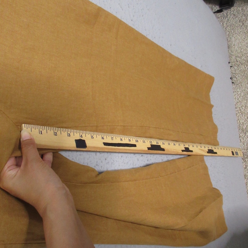 Soft Surroundings Pants Linen Aliso Point Wide Leg Boho Coastal Lagenlook Pocket - Picture 6 of 10